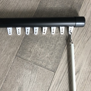 Hardware for Pleated or Ripple Fold Curtains (1 3/8 inch diameter)