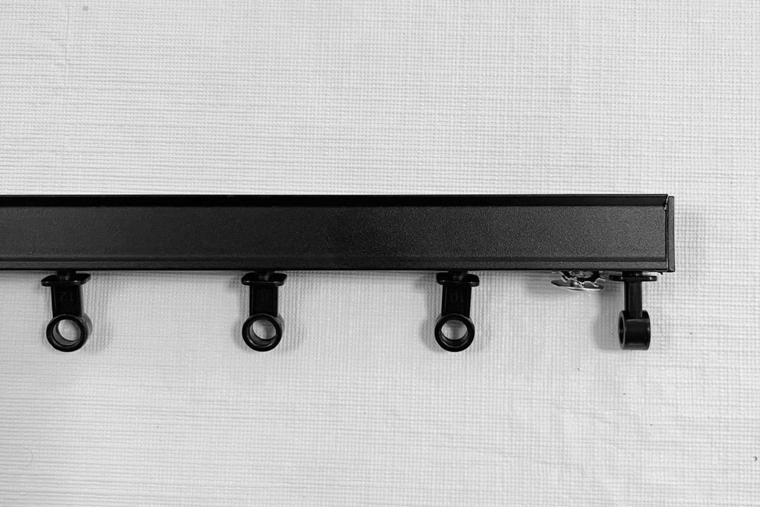 Add Black Finished Drapery Track System to Your Ripple Fold or Etsy