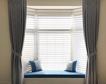 Valencia - Natural Curtains: Custom Pleated Blackout Curtains