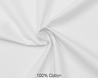 Curtain Lining Fabric By The Metre - Cotton Sateen Curtain Lining - 54 Inch Wide - Thermal White Or Ivory Cotton Fabric, Ideal For Curtain Material By CRAFT Queen LTD (Ivory, 10m - View #7