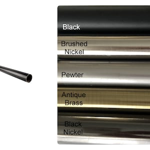 Metal Drapery Rods 1 3/8&quot; diameter, Drapery Hardware