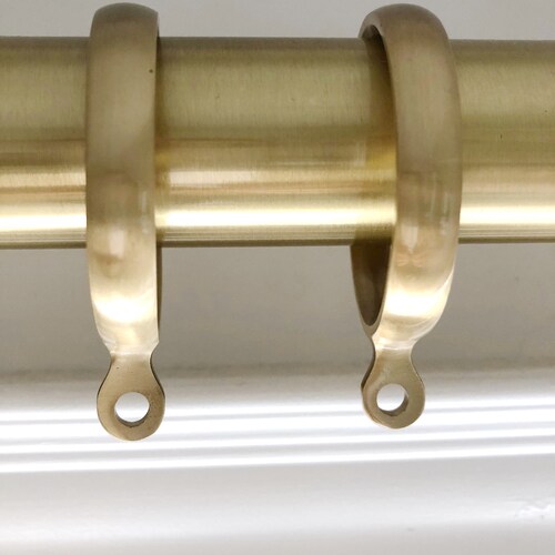 Luxury Satin Brass Polished Brass and Acrylic Drapery Rods 1 Etsy