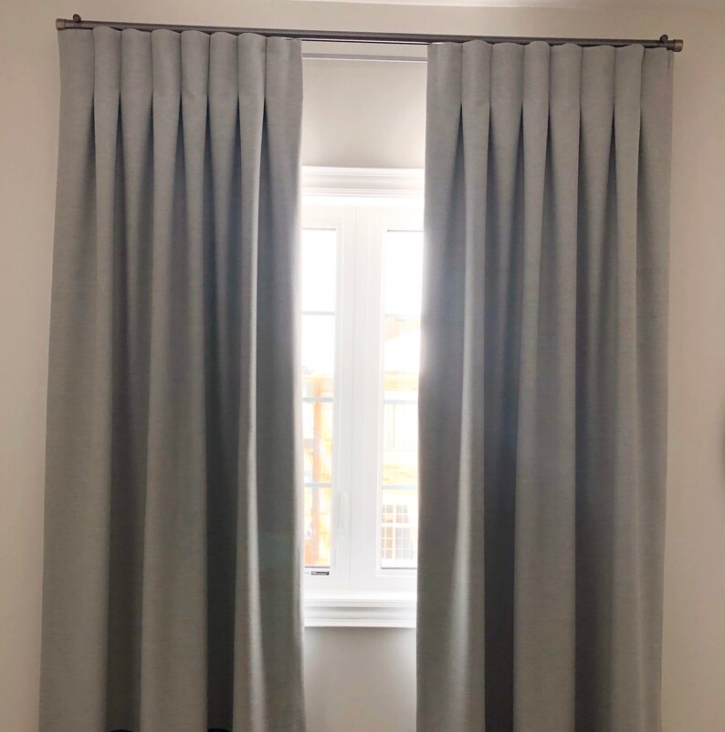 Manhattan Extra wide Custom Linen Curtains Extra wide Linen Etsy