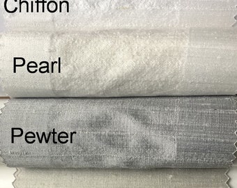 Silkroad 100% Silk Curtains Fabric Swatches Collection