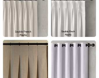 Please Add Pinch Pleats, French Pleats, Grommets, Beaded Weight Tape or  Ripple Fold Style to Drapery Panels