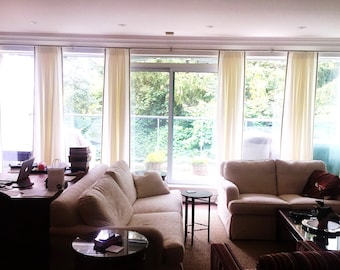 Vitality - Linen Blend Curtains: Pinch/French Pleat, Blackout Curtains