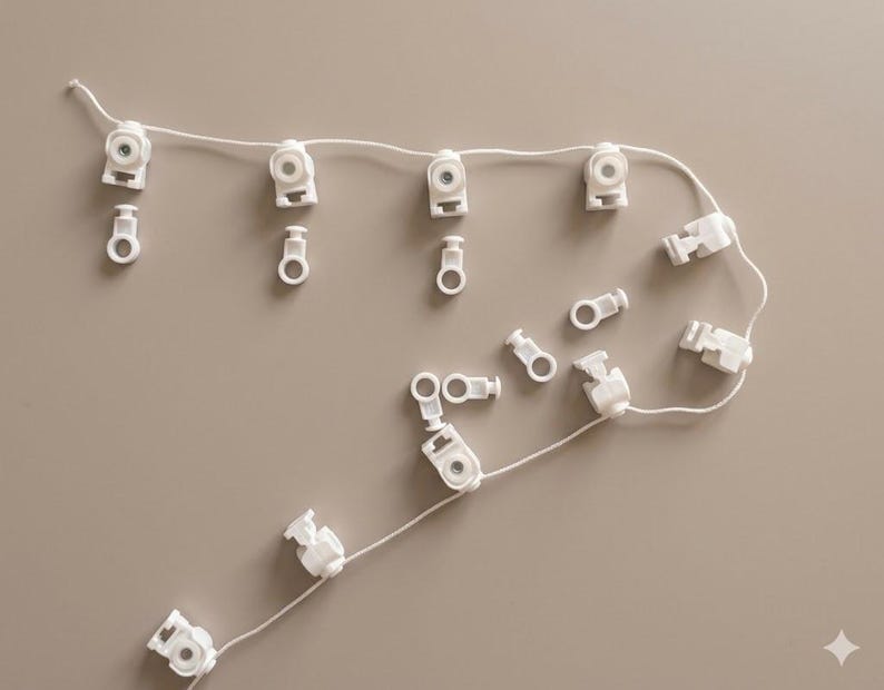 Window Track Snaps Ripple Fold Curtain Snap Carriers With Wheels - Etsy