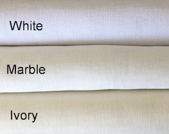 Cologne Sheer Faux Linen Curtains Fabric Swatches