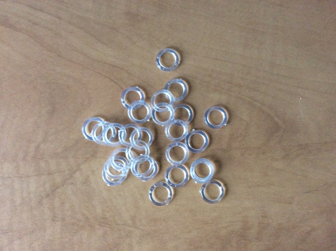 Roman Shade Rings: 3/8