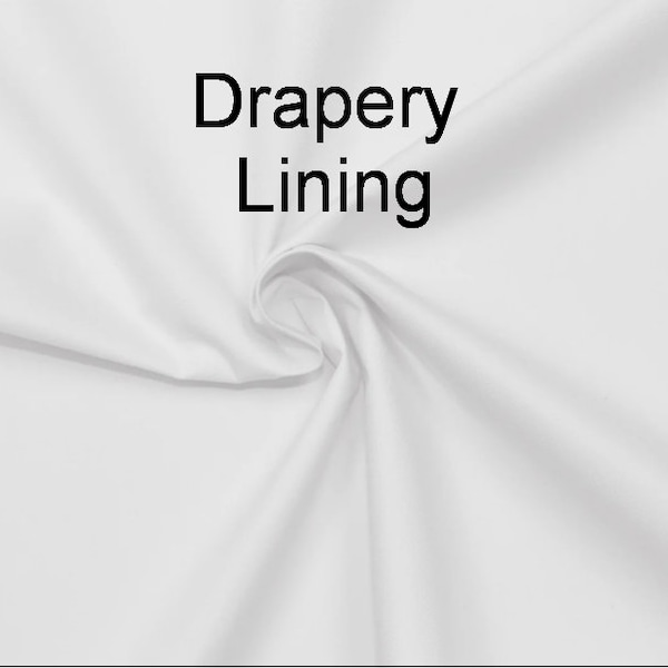 Please add Lining to Drapery Panels