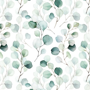 Jersey fabric - eucalyptus