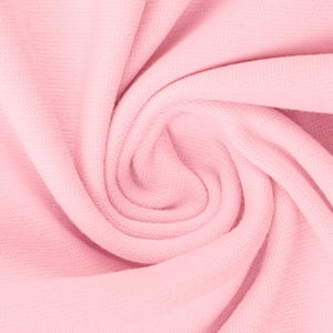 Smooth cuff light pink - plain cuff fabric - tubular fabric - Oeko-Tex Standard 100