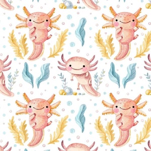 Jersey fabric - Axolotl