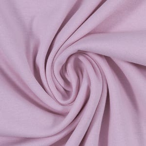 Smooth cuff lilac - plain cuff fabric - tubular fabric - Oeko-Tex Standard 100