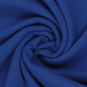 Smooth cuffs royal blue - plain cuff fabric - tubular fabric - Oeko-Tex Standard 100