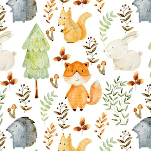 Jersey fabric - Forest Friends