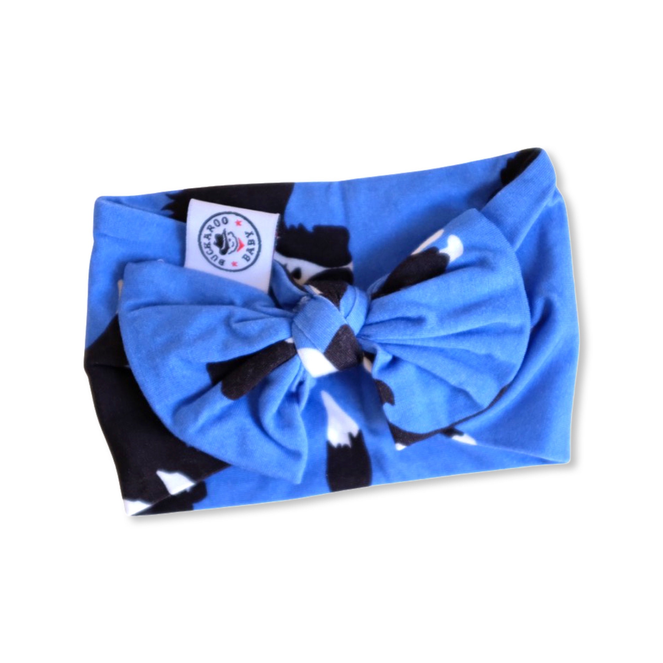 Newborn Border Collie 2.0 Headband Bow