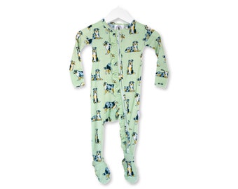 CLEARANCE - Aussie RUFFLE Zippy Footie PJ