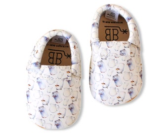 Mocasines sin flecos de lait