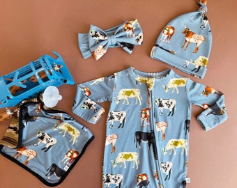 Kemp Roping Steer Western Bamboo Footies