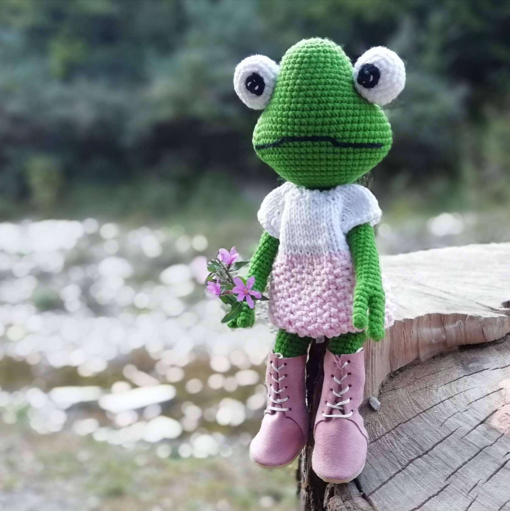 Crochet pattern green frog crochet toys Amigurumi pattern toad Etsy