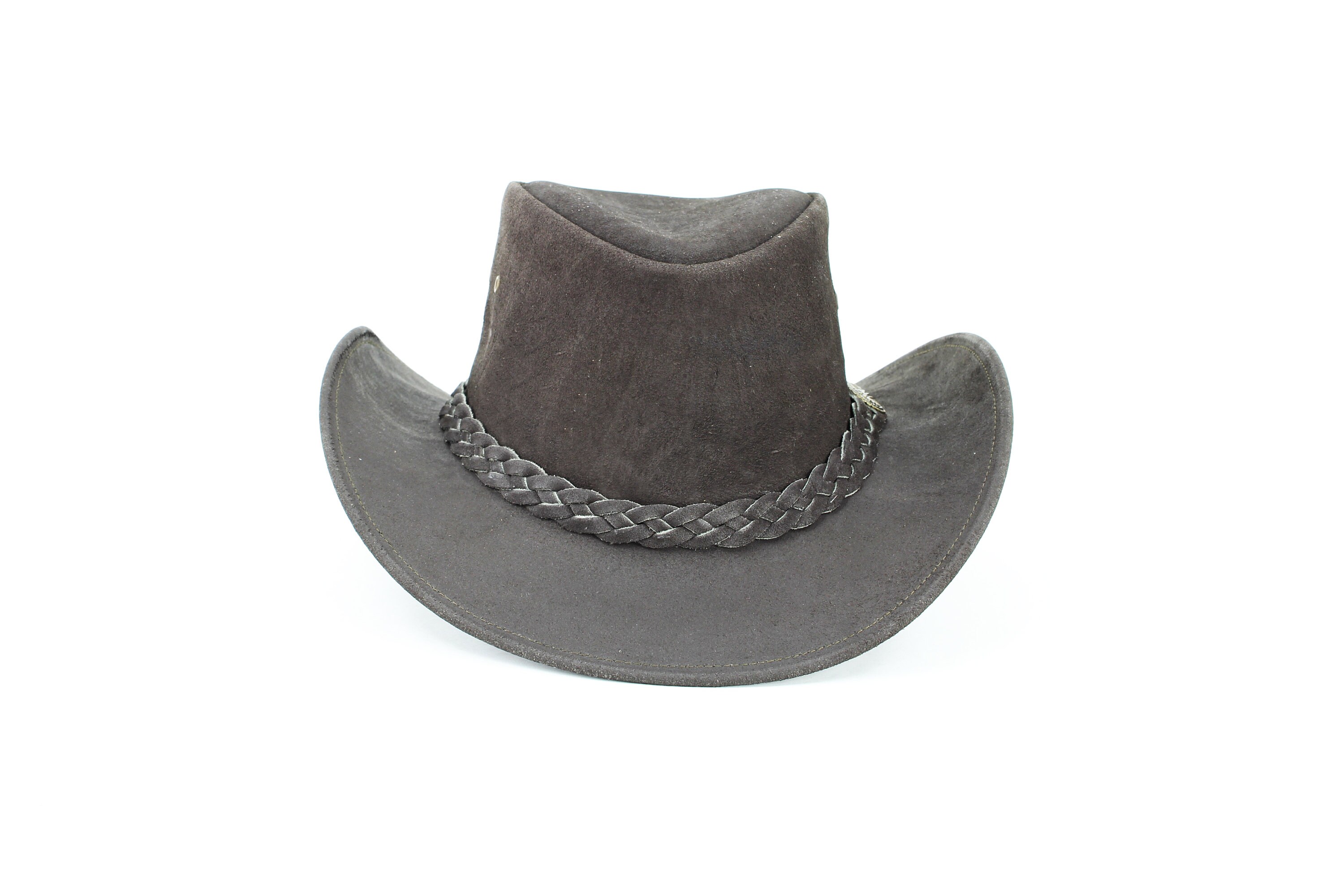 Brown Suede Cowboy Hat Western Hat With 