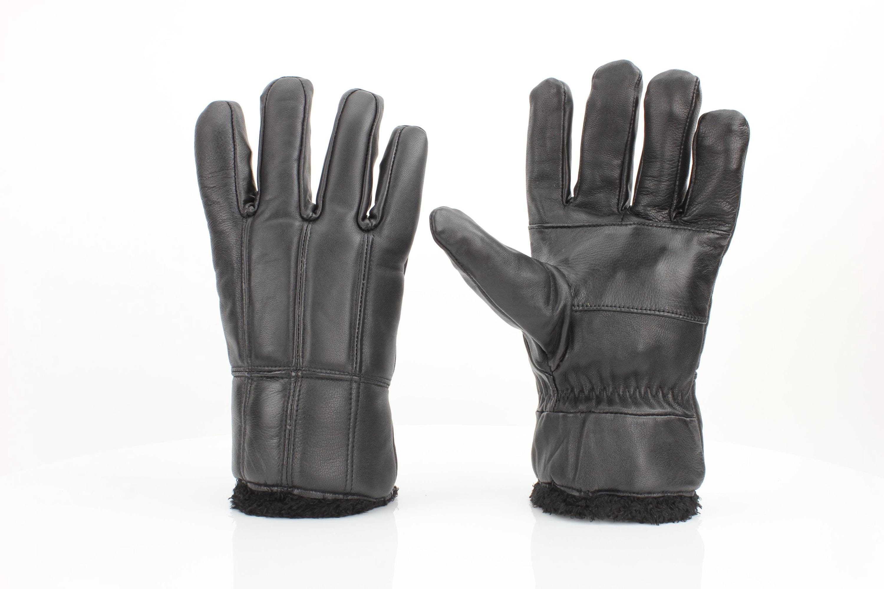 Sheepskin Lined Gloves - Etsy