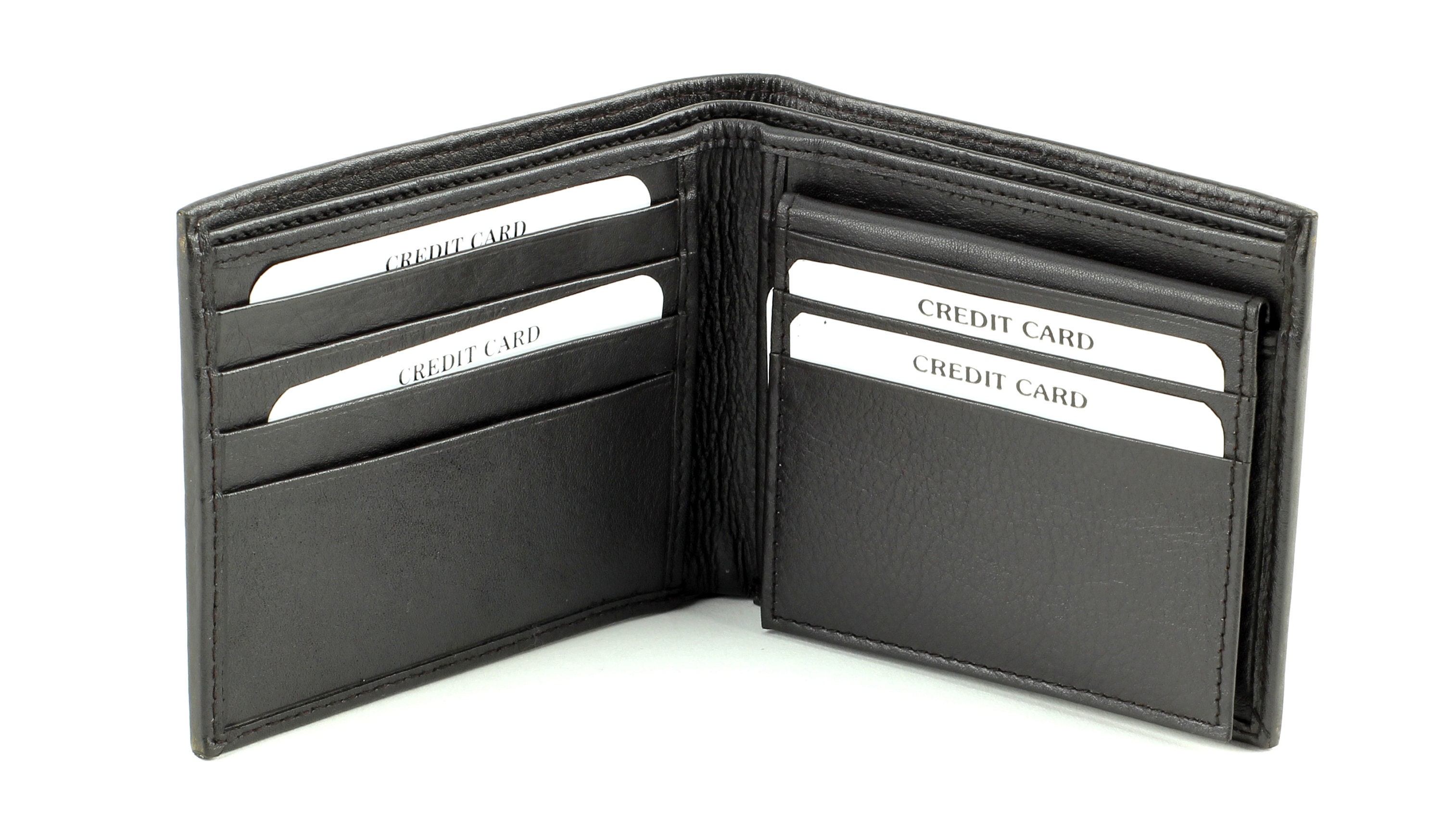 American Bison men's bi fold leather wallet Bison wallet | Etsy