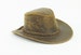 Antique brown cowboy hat with braided hat band, Aussie bush hat, Wide brim fashion hat, Modern Western wear, Country style 