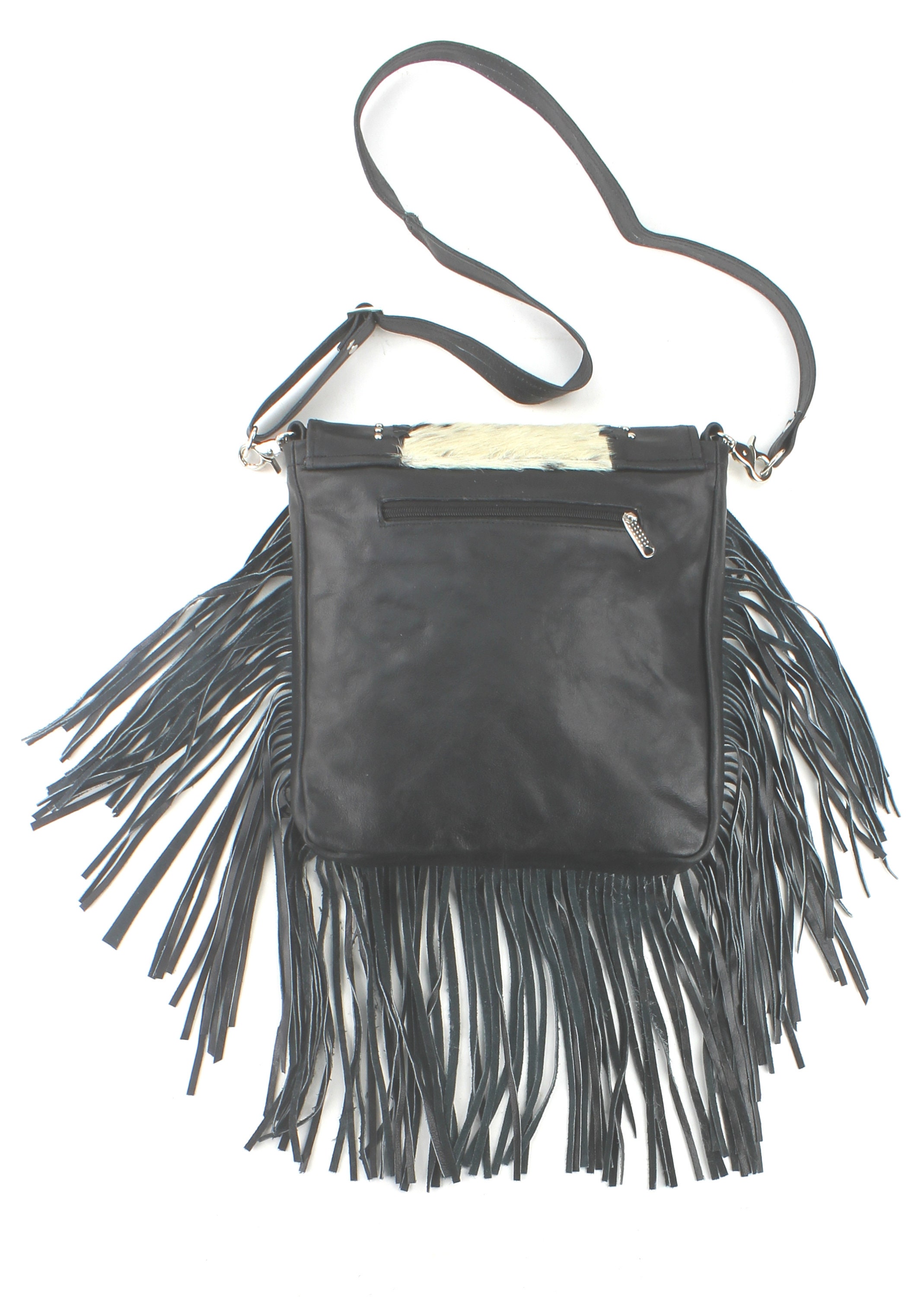 Fringe Hair on Hide Handbag Rodeo Style Purse Distressed - Etsy