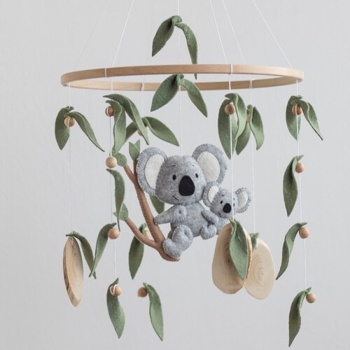 Mobile Baby Australian Animals Baby Mobile Nursery Decor Felt Etsy
