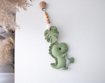 Dinosaur stroller mobile, Dinosaur stroller toy, stroller lanyard, pram toy,baby rattles,pram decor pram accessory,unisex baby gift