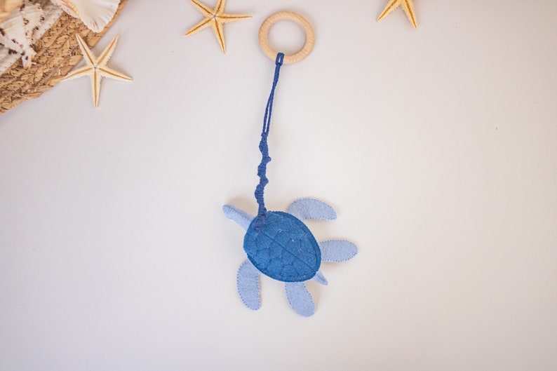 Ocean Baby Play Gym Toys Whale Nursery Accessorymontessori Etsy