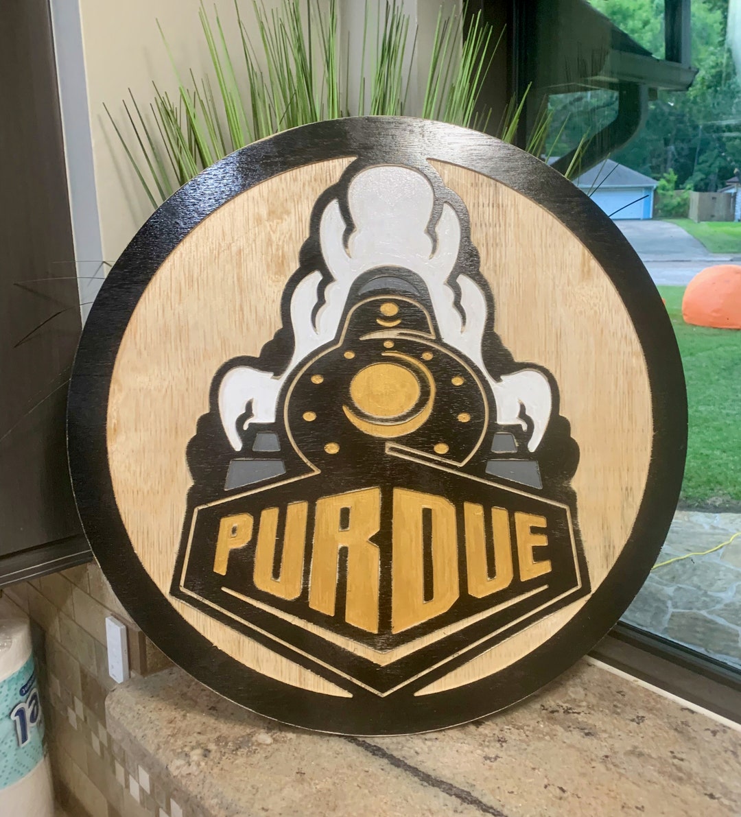Purdue Logo Wall Art Sign College Football - Etsy