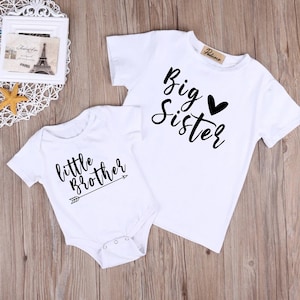 Big Sister Svg, Little Brother SVG, Big Sister Little Brother Matching svg, eps, dxf, arquivo cortado png, download instantâneo, uso comercial