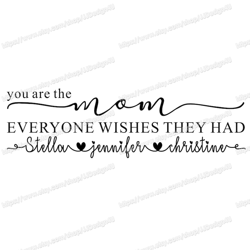 You're the Mom Everyone Wishes They Had Mothers Day SVG - Etsy