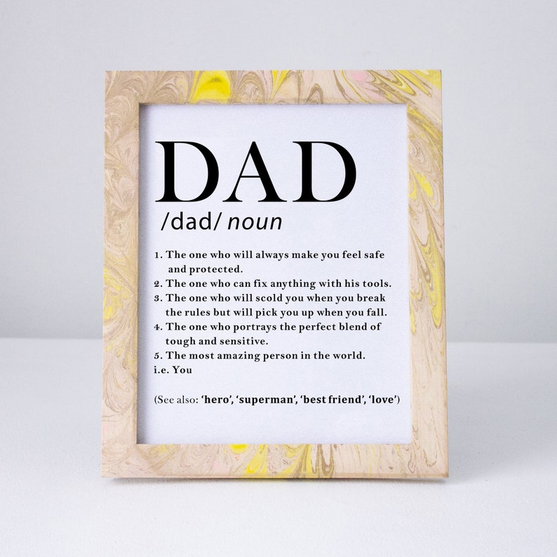 Papa definitie Dad Gift Dad Dictionary Definitie Betekenis