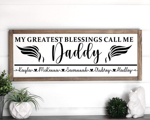 My Greatest Blessing Call Me Daddy Fathers Day SVG DAD Svg | Etsy