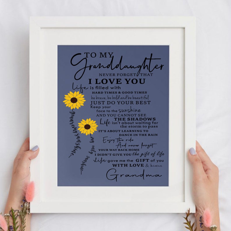 Download You Are My Sunshine Svg Sunflower Svg To My Granddaughter ...