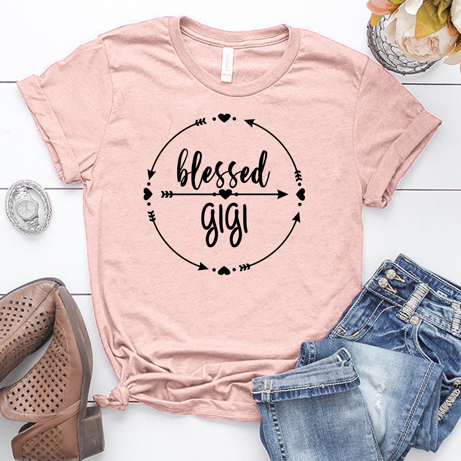 Blessed Gigi Shirt Svg Blessed Gigi Svg Grandma Shirt Svg - Etsy