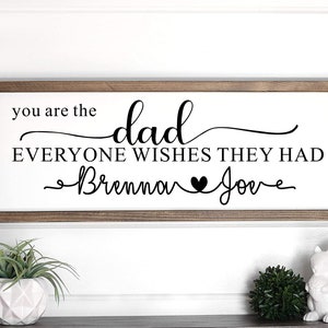 Sie sind der Vater jeder Wünsche, die sie hatten, Vatertag SVG, DAD Svg, personalisiert, mit Kindernamen, Svg-Dateien für Cricut, Silhouette