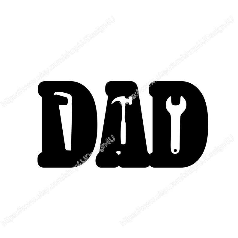 Download Dad-Tools SVG EPS dxf png jpg digital cut file for | Etsy