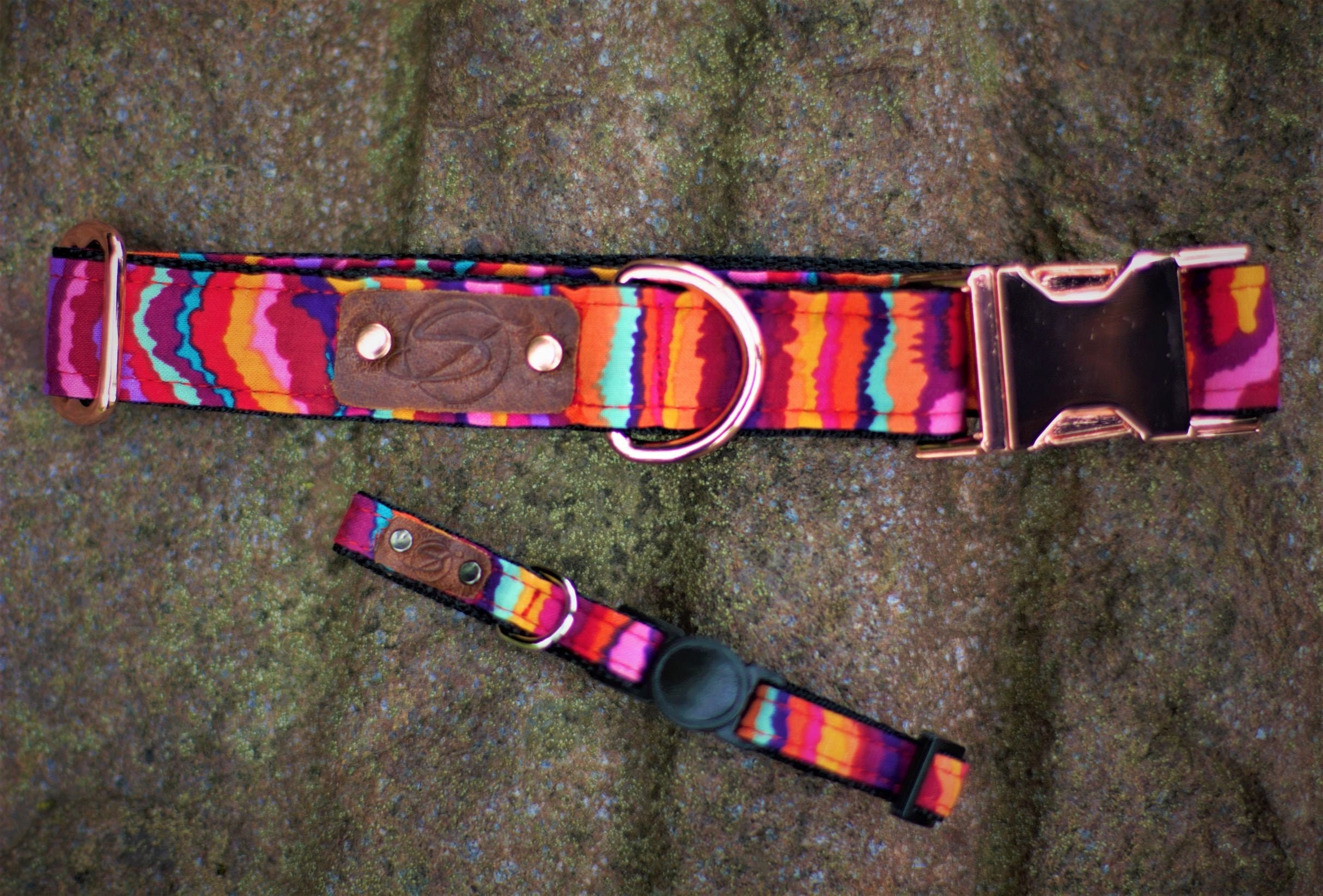 Collier Plat Collection Rainbow ~ Chien et Chat