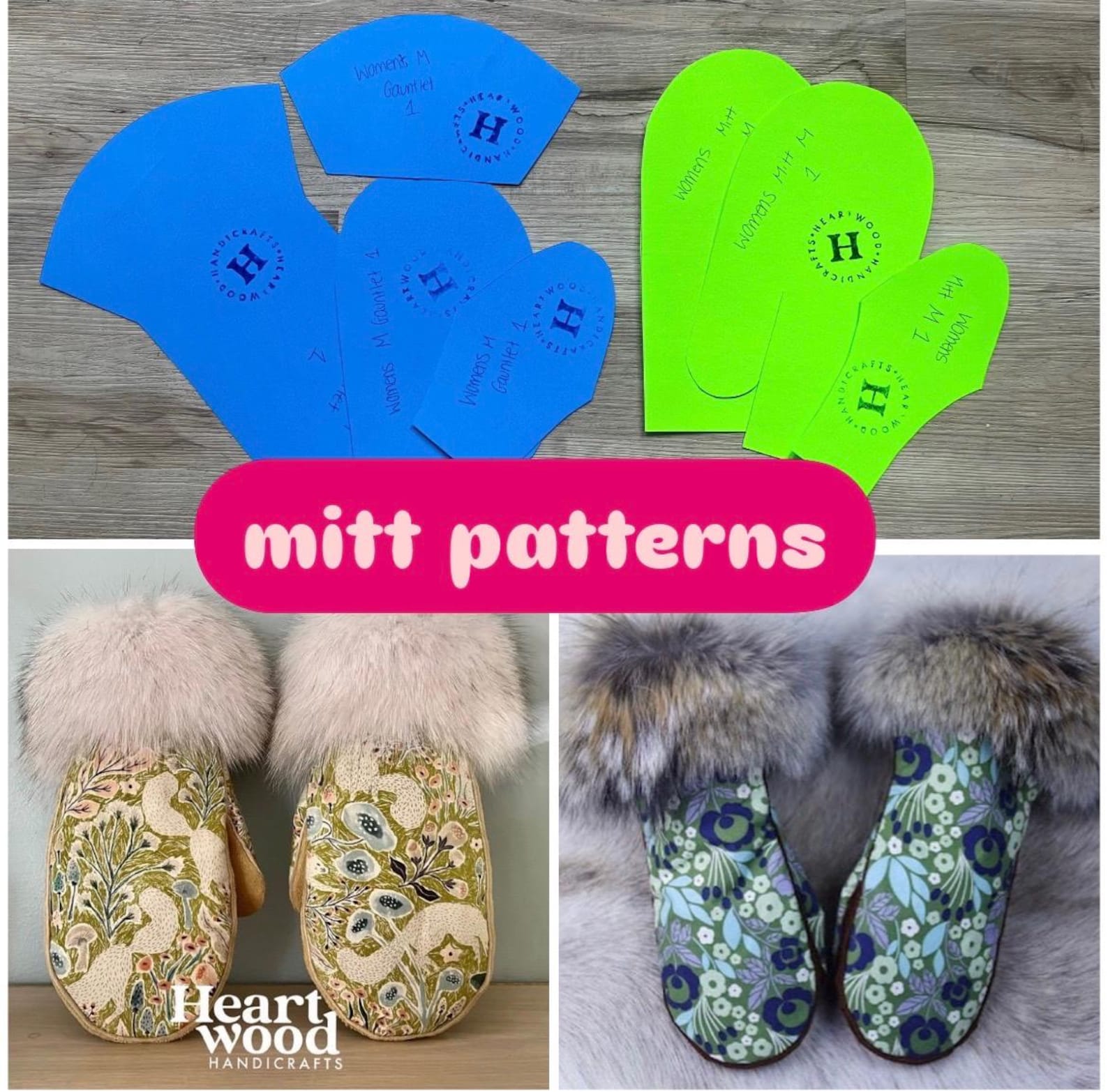 Original Mitt Patterns, Womens Size (PAPER) - Etsy