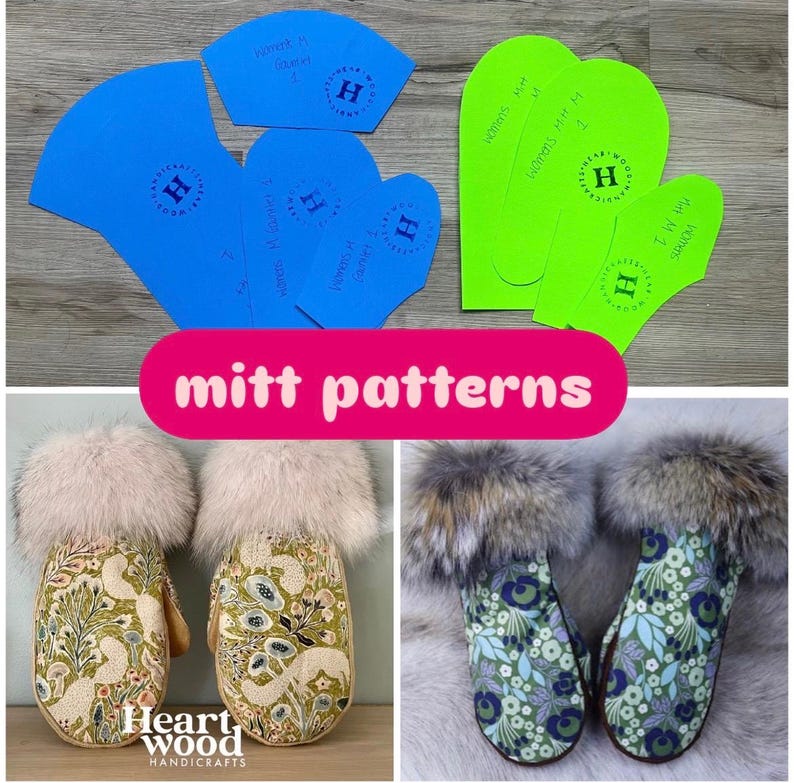 Original Mitt Patterns, Womens Size (PAPER) - Etsy