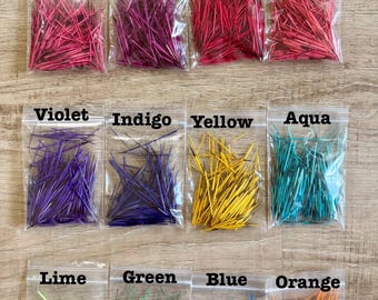 dyed porcupine quills