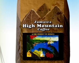 100% Jamaican HIGH MOUNTAIN COFFEE (16oz) | Available In Grounded And Beans! |  Organic  & fully Jamaican | Made In Jamaica