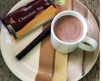 OLD-TIME Jamaican CHOCOLATE tea (Sticks) | Cocoa Balls or Chocolate Tea | HandMade | Made from 100% Wildcrafted Cocoa Bean