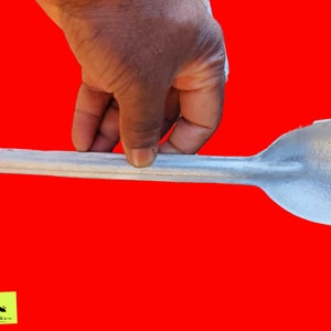 14 inch Traditional SPOON - FREE Shipping | Multipurpose - 100% Made In Jamaica | Cast Aluminum | Earthenware