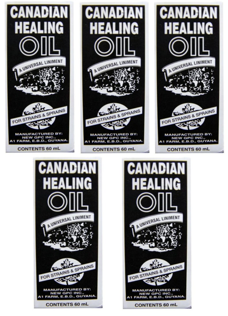 Canadian Healing Oil 60 ML Perfect for Muscle Strains Etsy